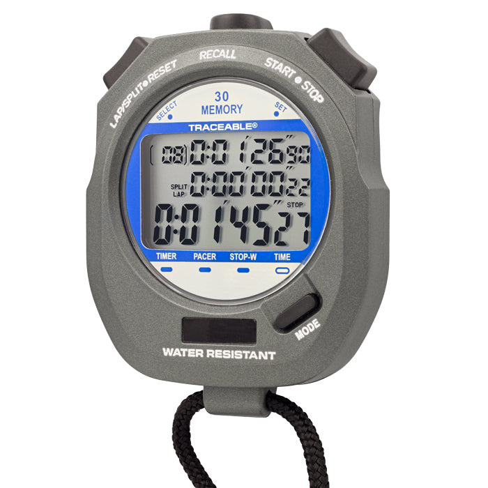 1034 Traceable Cronometro Digital Resistente a el Agua  30 memorias  NIST