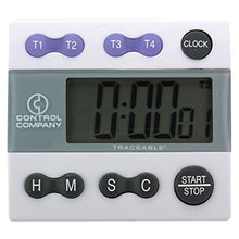 Cargar imagen en el visor de la galería, Cronometro,Temporizador con alarma de 4 canales.