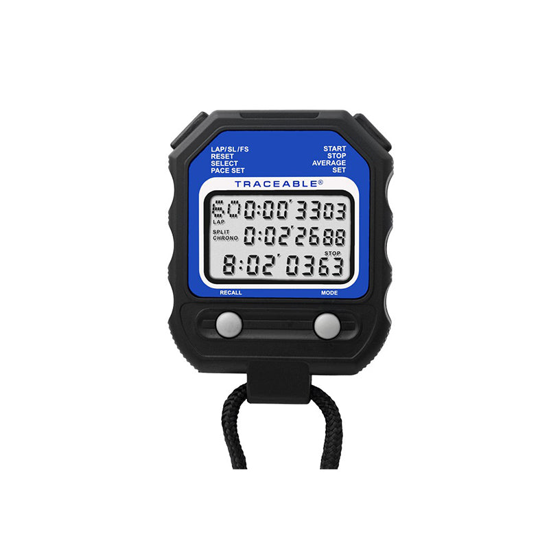 1025 Cronometro Digital a 60 Memorias  Certificado  NIST Control Company