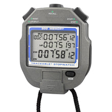Cargar imagen en el visor de la galería, 1052 TRACEABLE Cronometro Digital a 300 Memorias  Certificado ante NIST
