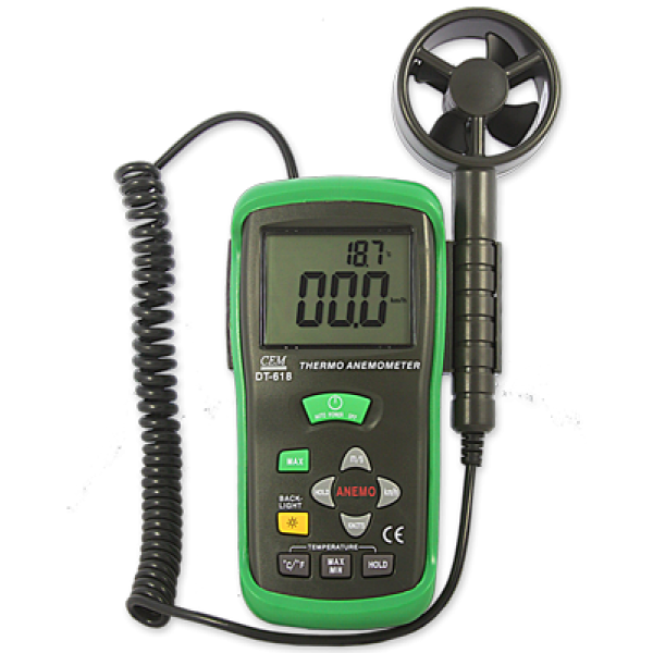 Termoanemómetro Básico - DT618
