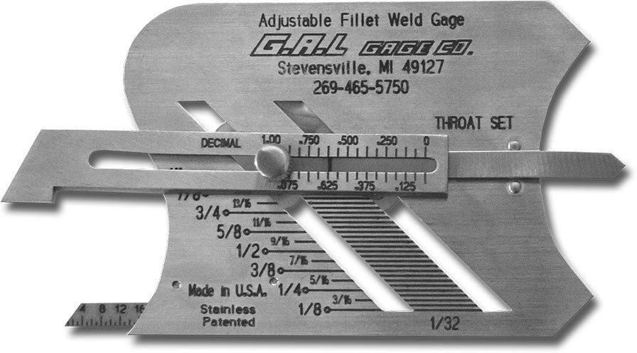 Medidor Ajustable de Filete de Soldadura -3E