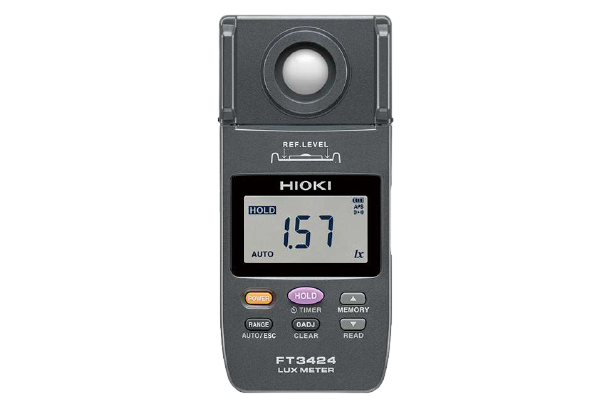 Luxometro Luz LED/OLED Rango 20 Lx a 200,000 Lx, Hioki - FT3424