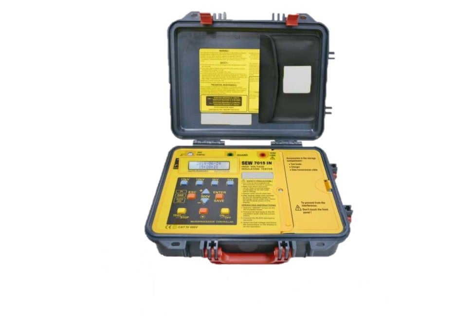 Probador de Aislamiento de Alto Voltaje Digital, 500V hasta 15kV, SEW - 7015IN