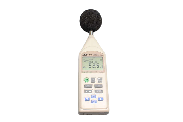 Sonómetro Digital Portátil Integrador con ranura para tarjeta SD, TES - 1353S