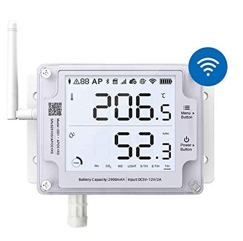 Termohigrómetro Industrial Ubibot GS1 Ethernet Wifi 2,4 GHz Ubi - GS1AETH1RS