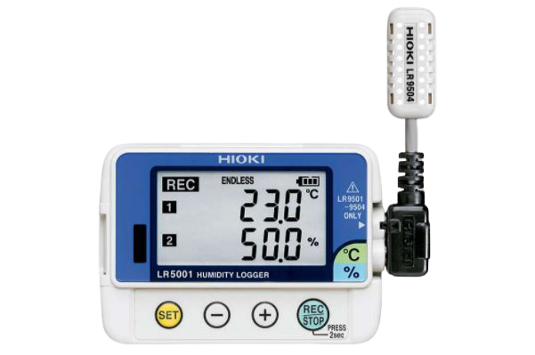 Mini Datalogger Temperatura/Humedad 2 Canales, -40 a 85°C, Hioki - LR5001